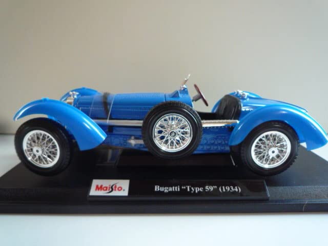 ブガッティ タイプ 59 1934　1/18 マイスト Amazon.co.jp: マイスト1/18 ブガッティ タイプ59 1934 Bugatti Type59